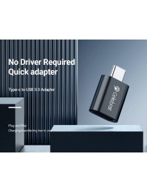 CELEBRAT αντάπτορας USB-C σε USB 3.0 CA-04, 5Gbps, μαύρος