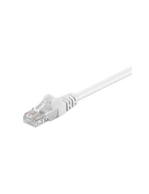 GOOBAY καλώδιο δικτύου 68508, CAT 5e U/UTP, 100 MHz, CCA, 5m, λευκό