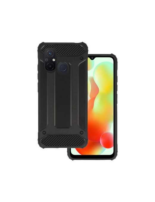 POWERTECH θήκη Armor Carbon MOB-1966 για Xiaomi Redmi 12C/11A, μαύρη