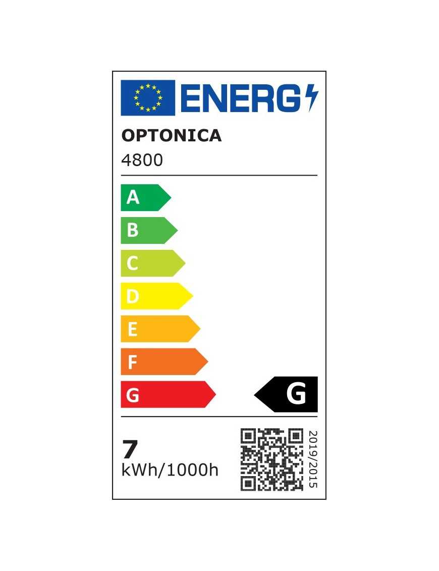 OPTONICA LED καλωδιοταινία 4800, 5050 30 SMD/m, 12V, 500lm/m, 4500K, 5m