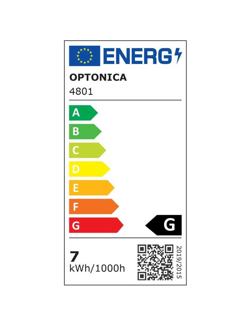 OPTONICA LED καλωδιοταινία 4801, 5050 30 SMD/m, 12V, 500lm/m, 6000K, 5m