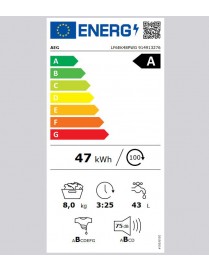AEG LF6EK48PWG Πλυντήριο Ρούχων