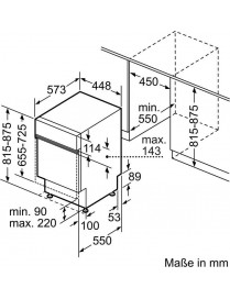 Bosch SPI4HMS61E Εντοιχιζόμενο Πλυντήριο Πιάτων 45cm