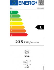 TCL CF308EWE0 Καταψύκτης Μπαούλο 308lt