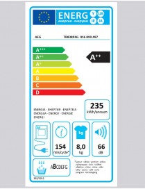 AEG TR838P4G Στεγνωτήριο + Δωρεάν επέκταση εγγύησης