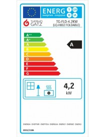 Thermogatz TG-FLD Θερμάστρα Υγραερίου 4.2KW BLACK