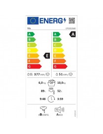 TCL CP1012SA0 Πλυντήριο-Στεγνωτήριο Ρούχων 10kg/6kg Ατμού 1200 Στροφές