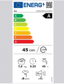 AEG LTR7E373G Πλυντήριο Ρούχων
