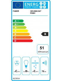 Faber Inka Plus HC X A52 Μηχανισμός Απορρόφησης 52cm Inox