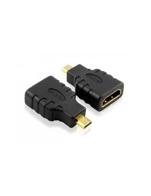 POWERTECH αντάπτορας micro HDMI σε HDMI ADA-H002, μαύρος