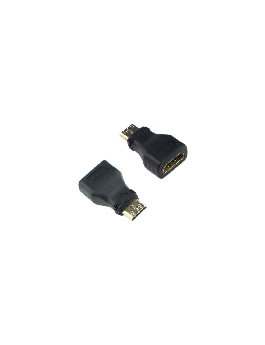 POWERTECH αντάπτορας mini HDMI σε HDMI CAB-H025, μαύρος