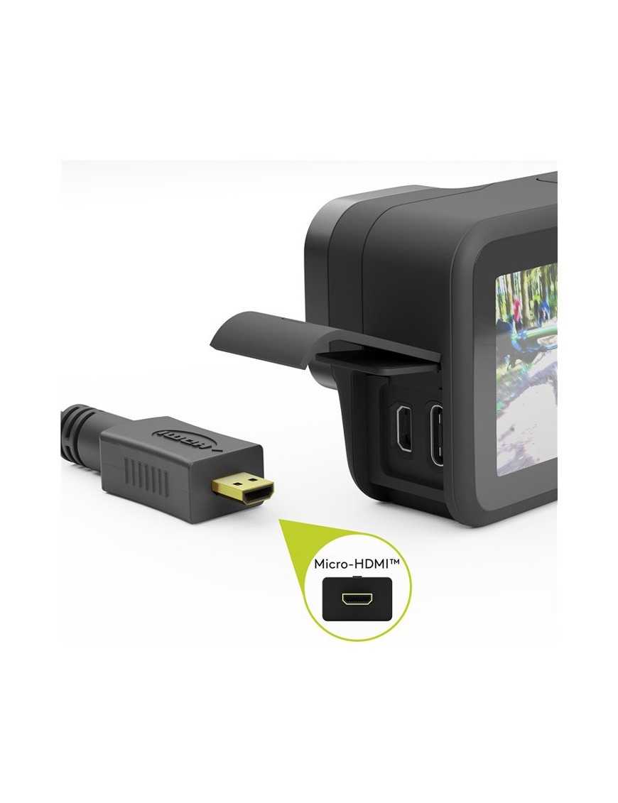 GOOBAY καλώδιο micro HDMI σε HDMI 53784 με Ethernet, 4K/60Hz, 1.5m, μαύρο