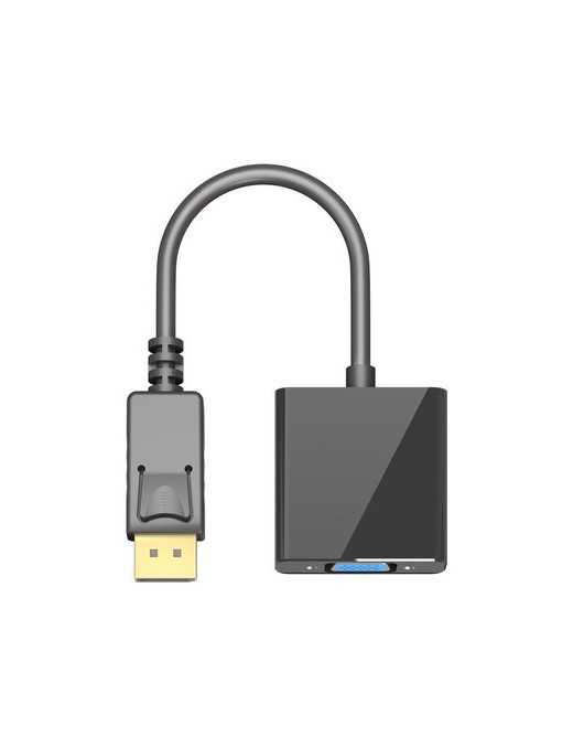 GOOBAY καλώδιο DisplayPort σε VGA 60606, 1080p, 0.15m, μαύρο
