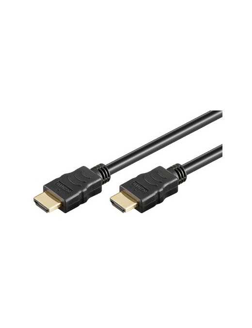GOOBAY καλώδιο HDMI 2.0 61164, Ethernet, 4K/60Hz, 10.2Gbit/s, 15m, μαύρο