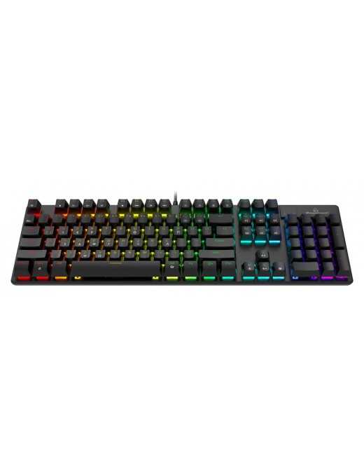 POWERTECH gaming μηχανικό πληκτρολόγιο PT-1254, ενσύρματο, RGB, μαύρο