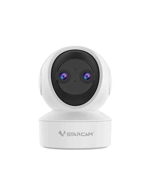 VSTARCAM smart κάμερα CS49D, 3MP, dual lens, WiFi, PTZ, SD
