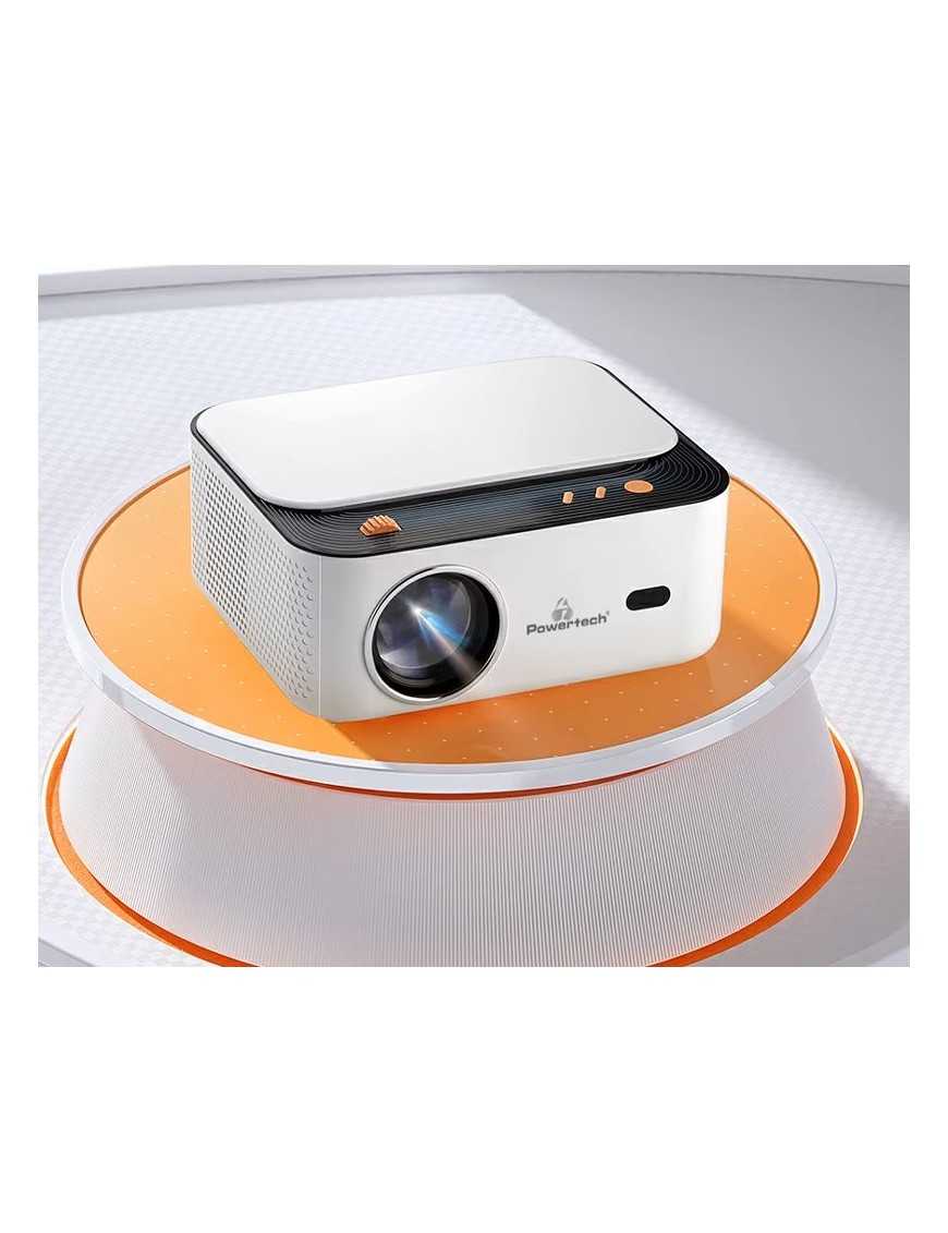POWERTECH βιντεοπροβολέας PT-1307, 1080p, 300 ANSI lumens, λευκός