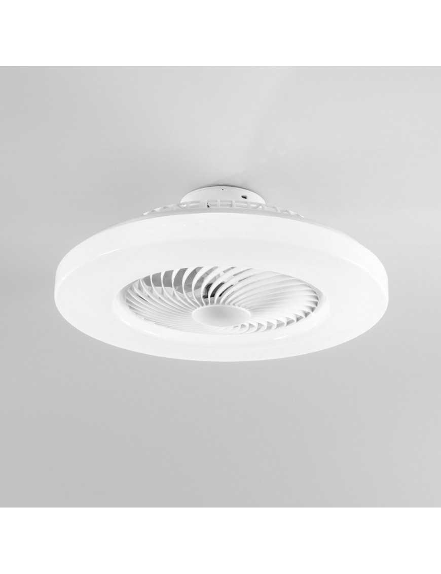 POWERTECH smart ανεμιστήρας οροφής HLL-0172 με LED φως, 36W, Φ55x20cm, λευκός