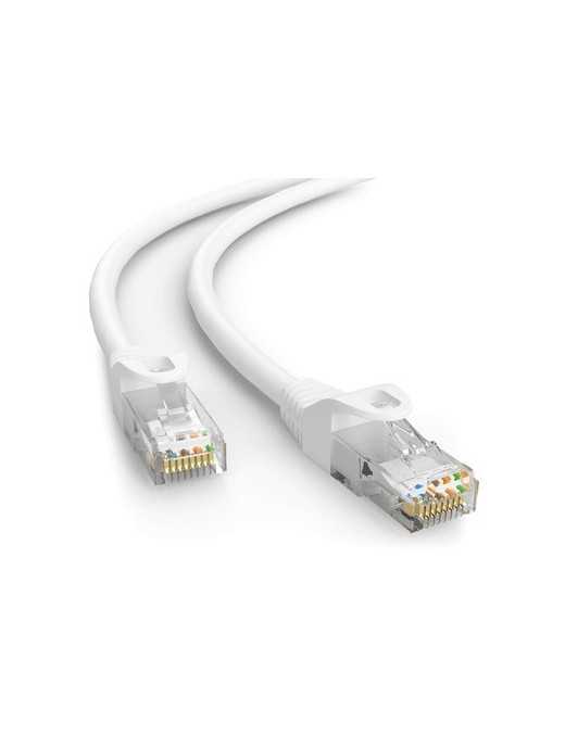 POWERTECH καλώδιο δικτύου CAB-N377, Cat 6 U/UTP, CCA, 250Hz, 0.25m, λευκό