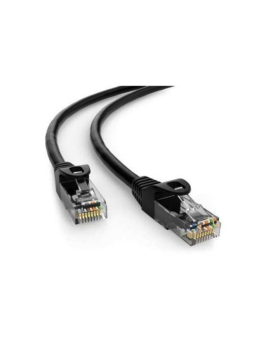 POWERTECH καλώδιο δικτύου CAB-N404, Cat 6 U/UTP, CCA, 250Hz, 2m, μαύρο