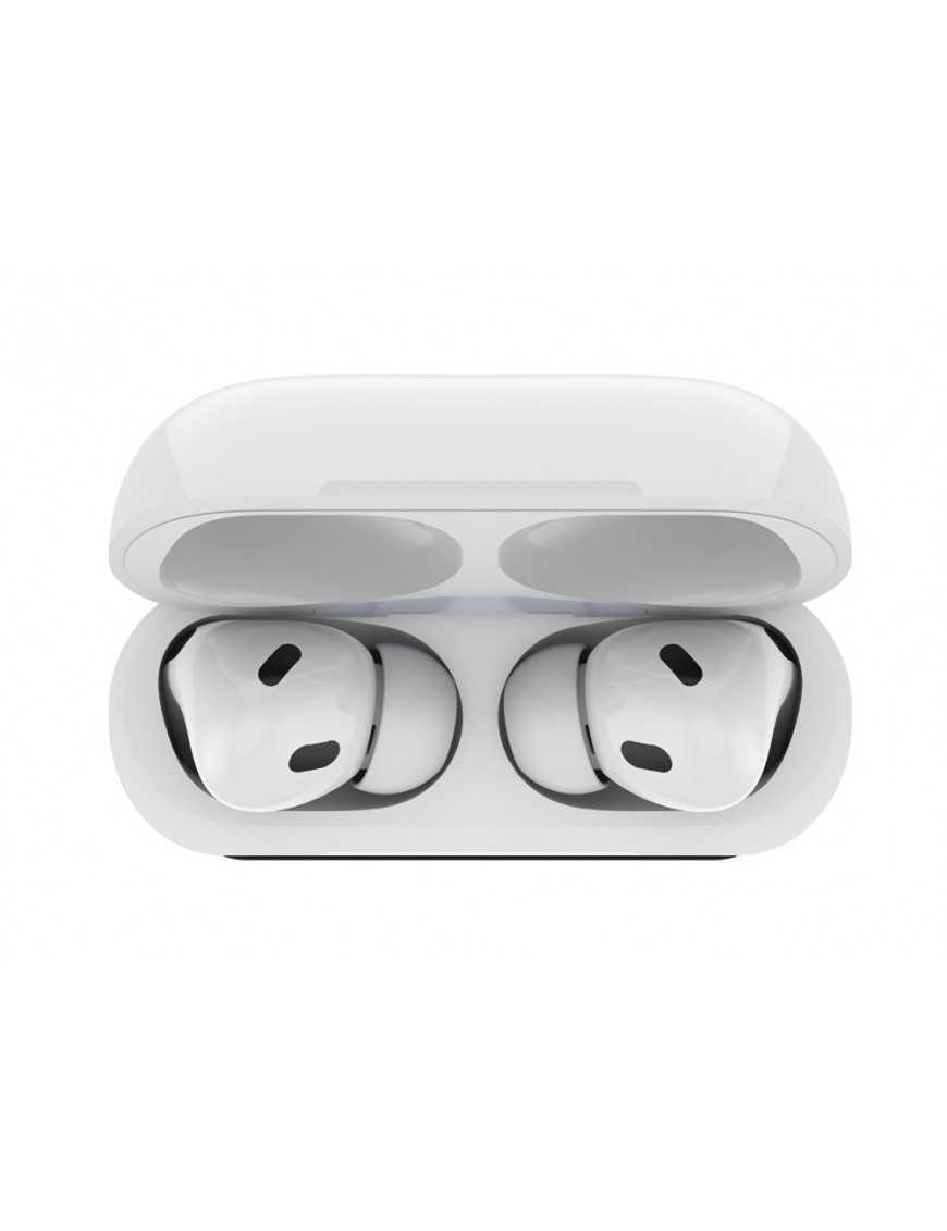 CELEBRAT earphones με θήκη φόρτισης W63, οθόνη αφής, TWS, ANC, 13mm, 30/360mAh, λευκό