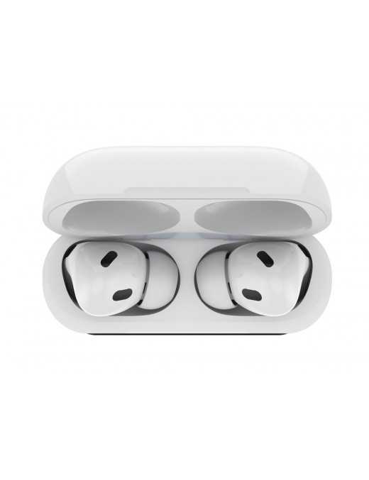 CELEBRAT earphones με θήκη φόρτισης W63, οθόνη αφής, TWS, ANC, 13mm, 30/360mAh, λευκό