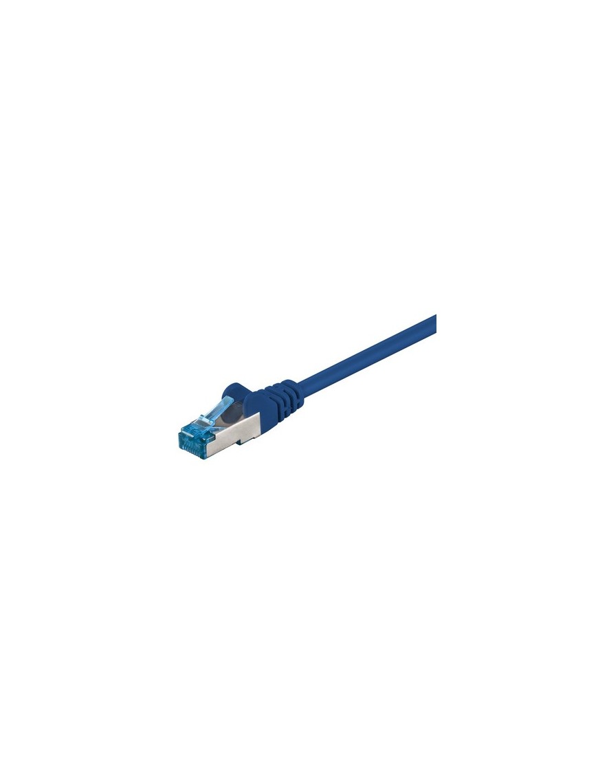 GOOBAY καλώδιο δικτύου 93656, CAT 6A S/FTP, 500 MHz, CU, 0.5m, μπλε