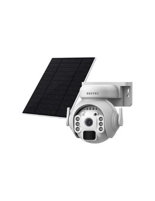 SECTEC smart ηλιακή κάμερα ST-515C-3M-4G-EU-5W, 3MP, 4G, SD, PTZ, IP65