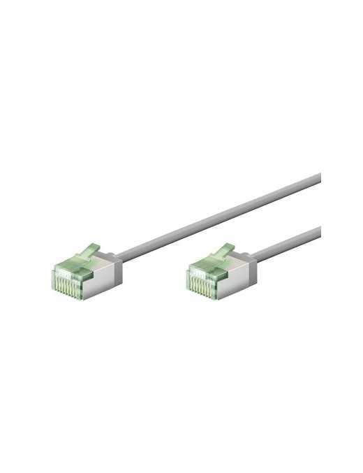 GOOBAY καλώδιο δικτύου 74348, CAT 8.1 U/FTP, slim, copper, 40Gbps, 3m, γκρι