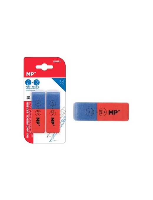 MP γόμα PG191 για μολύβι & στυλό, 17x53mm, 2τμχ
