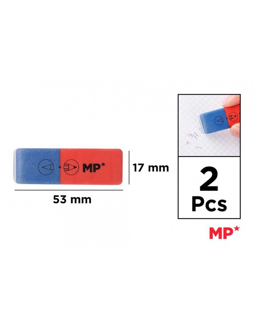 MP γόμα PG191 για μολύβι & στυλό, 17x53mm, 2τμχ