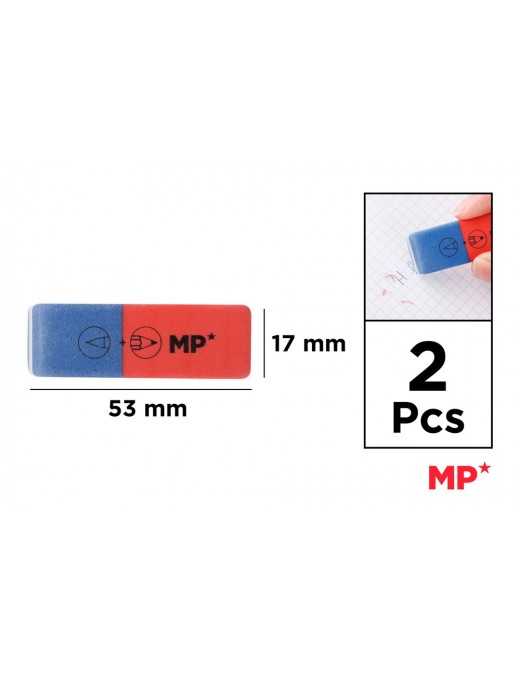 MP γόμα PG191 για μολύβι & στυλό, 17x53mm, 2τμχ MP γόμα PG191 για μολύβι & στυλό, 17x53mm, 2τμχ