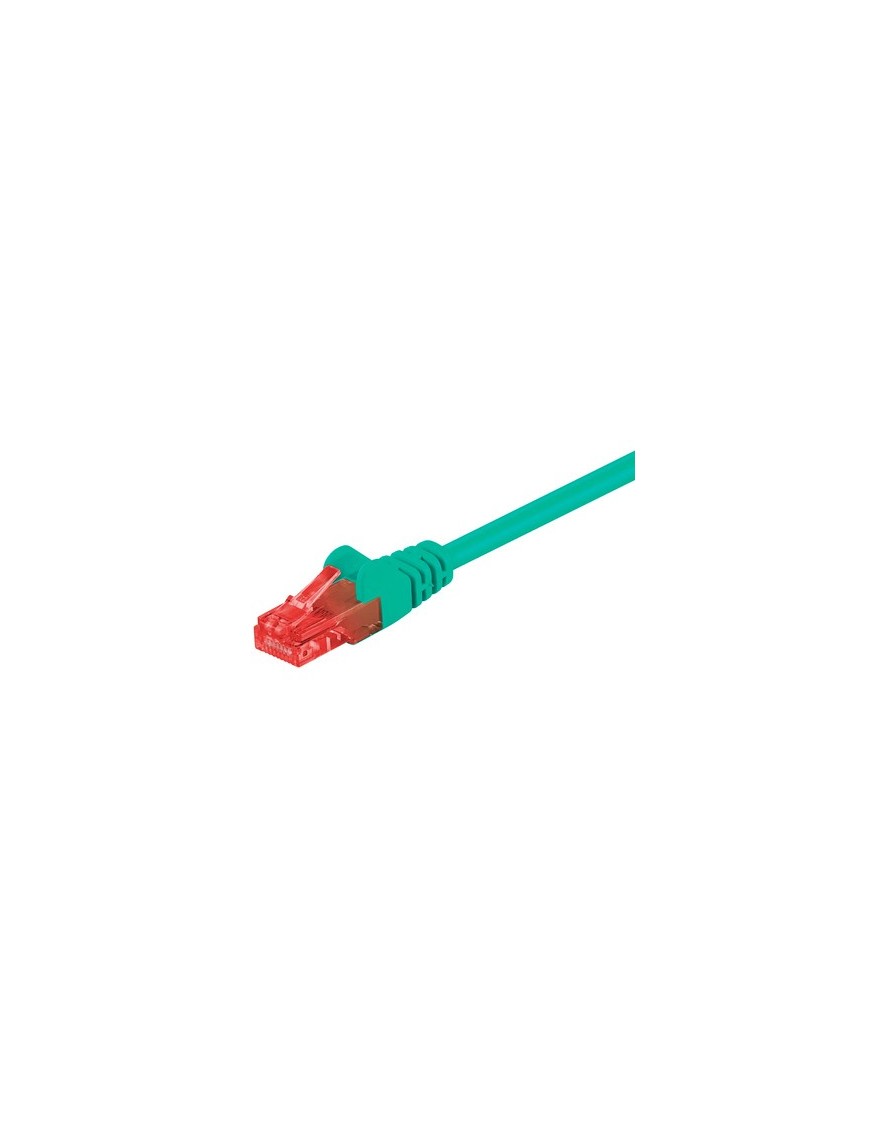 GOOBAY καλώδιο δικτύου 95251, CAT 6 U/UTP, CCA, 250MHz, 0.25m, πράσινο