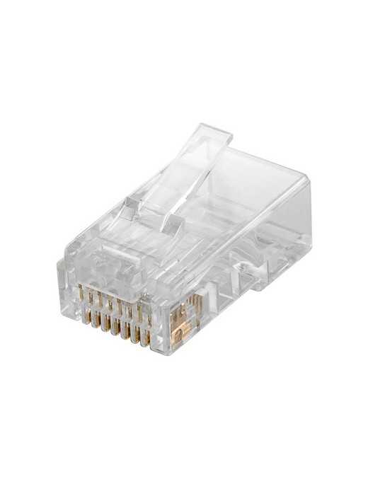 GOOBAY βύσμα RJ45 72500, CAT 5e UTP, διάφανο, 10τμχ