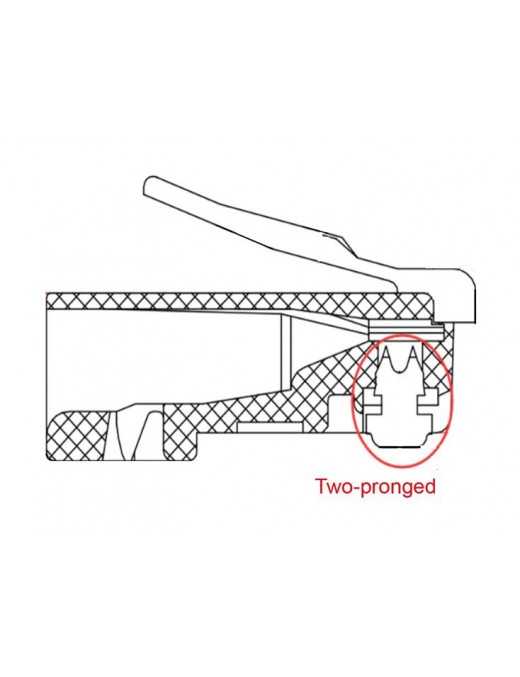 GOOBAY βύσμα RJ45 72500, CAT 5e UTP, διάφανο, 10τμχ