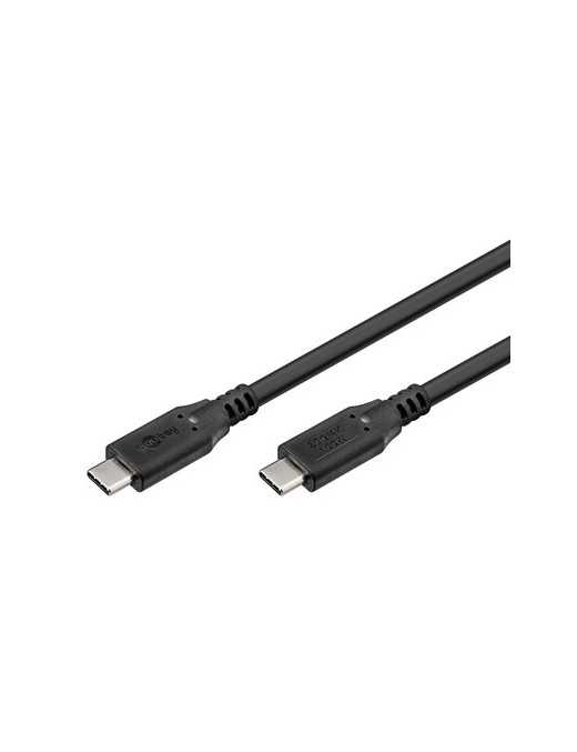 GOOBAY καλώδιο USB-C 74196, USB4, 100W, 20Gbps, 4K/60Hz, 1.5m, μαύρο
