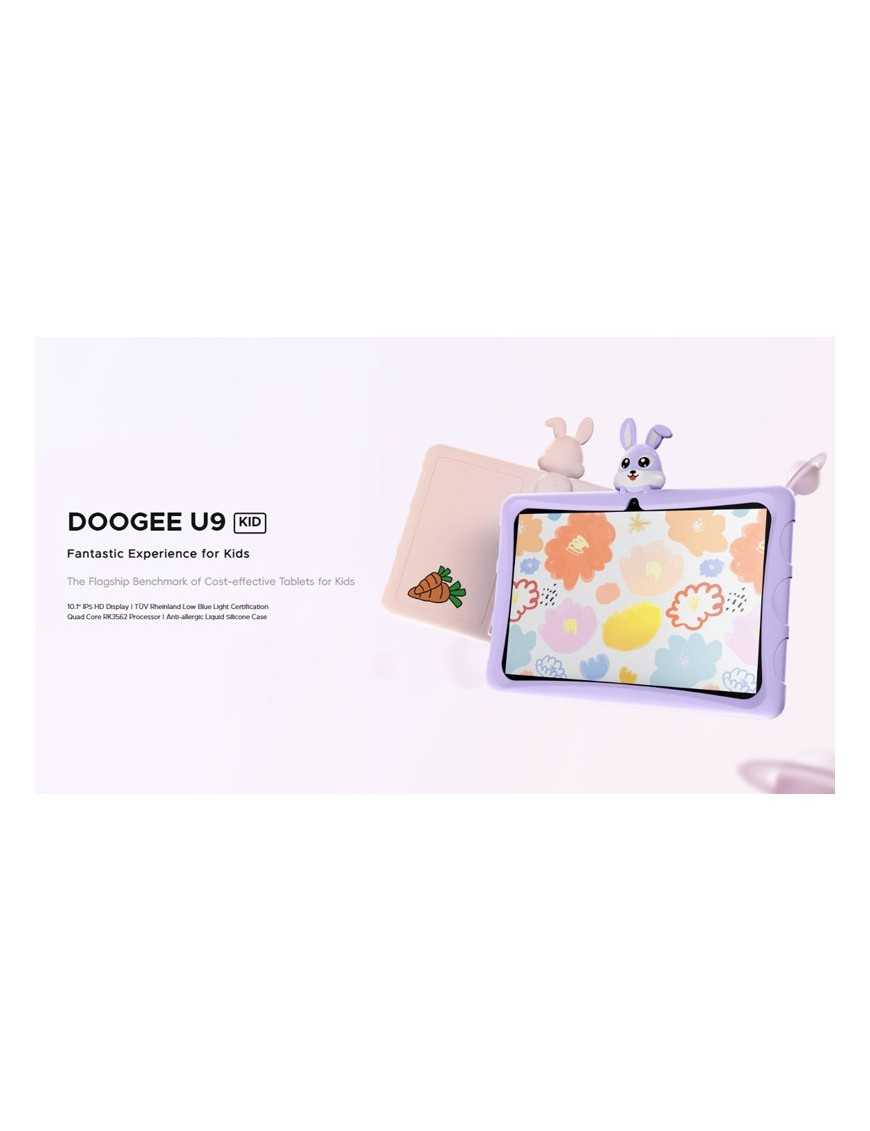 DOOGEE tablet U9 KID, 10.1", 3/64GB, Android 13, 5060mAh, μωβ