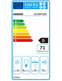 Eskimo ES HDF72IN Ελεύθερος Απορροφητήρας 70cm