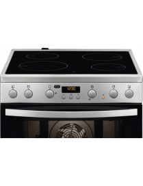 Zanussi ZCV65320XA Κουζίνα 72lt με Κεραμικές Εστίες Π59.6εκ. Inoxzc