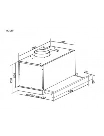 Davoline HQ Pro IX 60 Συρόμενος Απορροφητήρας 60cm Inox