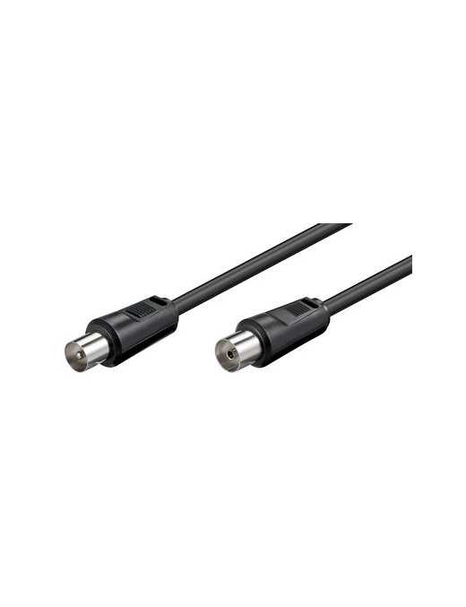 POWERTECH καλώδιο κεραίας RF αρσενικό - RF θηλυκό CAB-V005, μαύρο, 3m