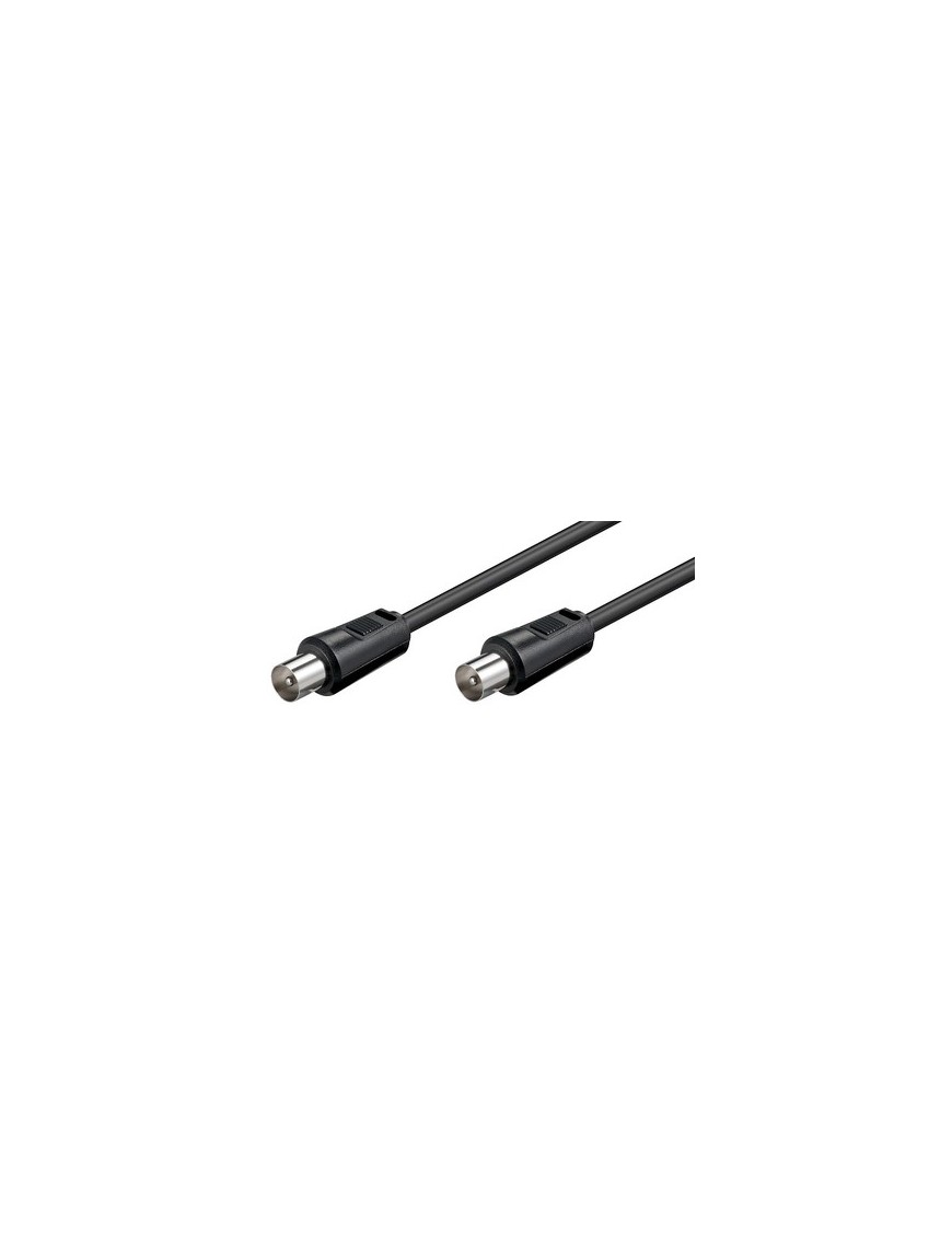 POWERTECH καλώδιο κεραίας RF αρσενικό - RF αρσενικό CAB-V007, μαύρο, 1.5m