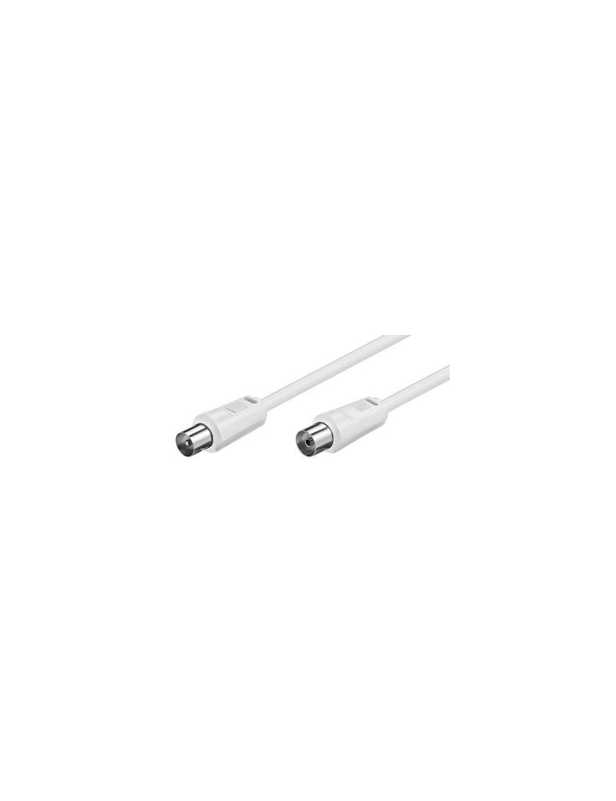 POWERTECH καλώδιο κεραίας RF αρσενικό - RF θηλυκό CAB-V016, λευκό, 3m