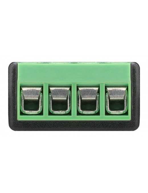 GOOBAY βύσμα 3.5mm σε Terminal Block 4-pin 59198 GOOBAY βύσμα 3.5mm σε Terminal Block 4-pin 59198
