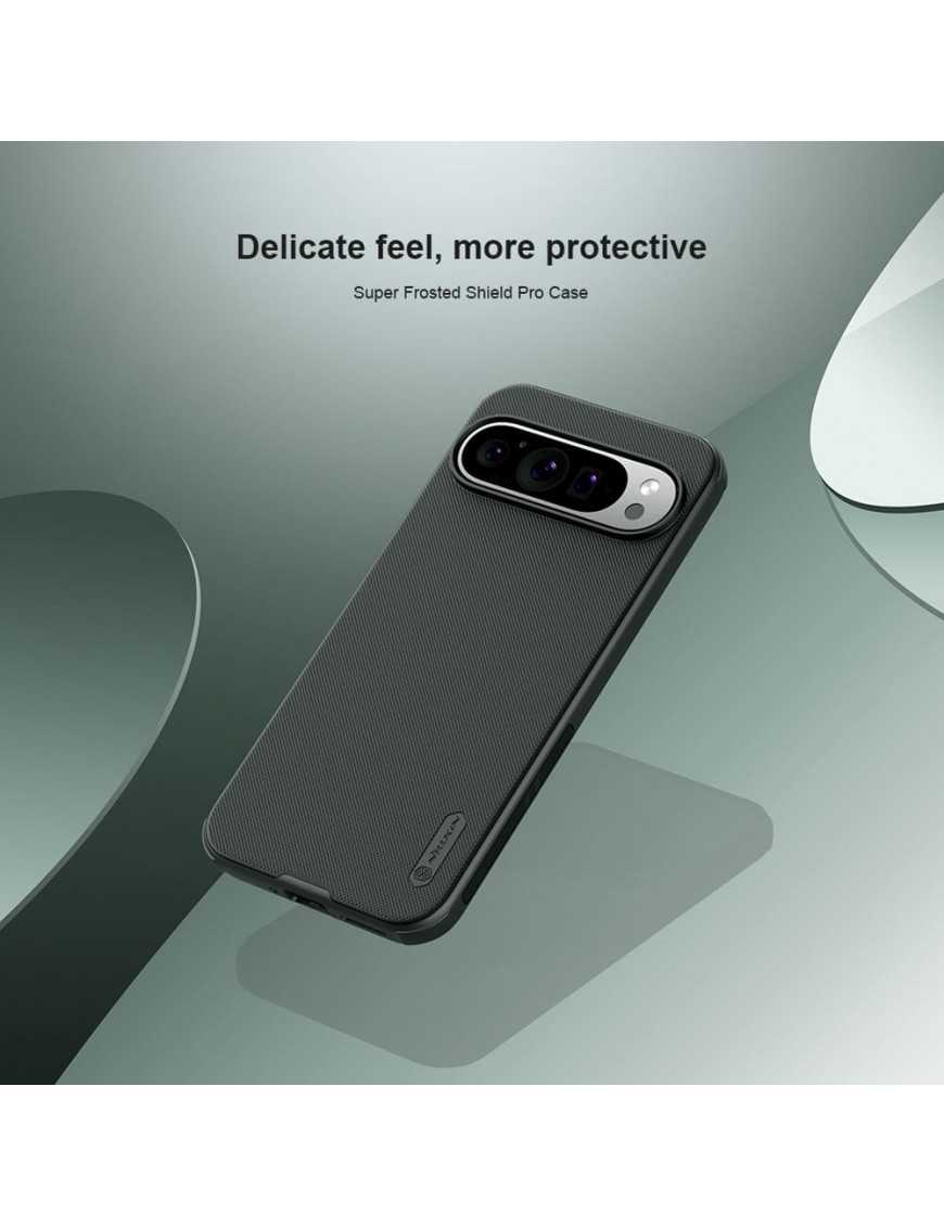 NILLKIN θήκη Super Frosted Shield Pro για Google Pixel 9/9 Pro, μαύρη
