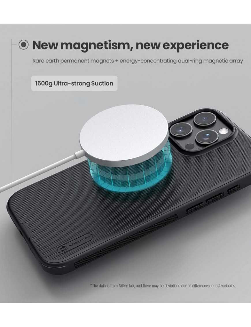 NILLKIN θήκη Super Frosted Shield Pro Magnetic για iPhone 16 Pro Max, μαύρη