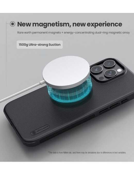 NILLKIN θήκη Super Frosted Shield Pro Magnetic για iPhone 16 Pro Max, μαύρη