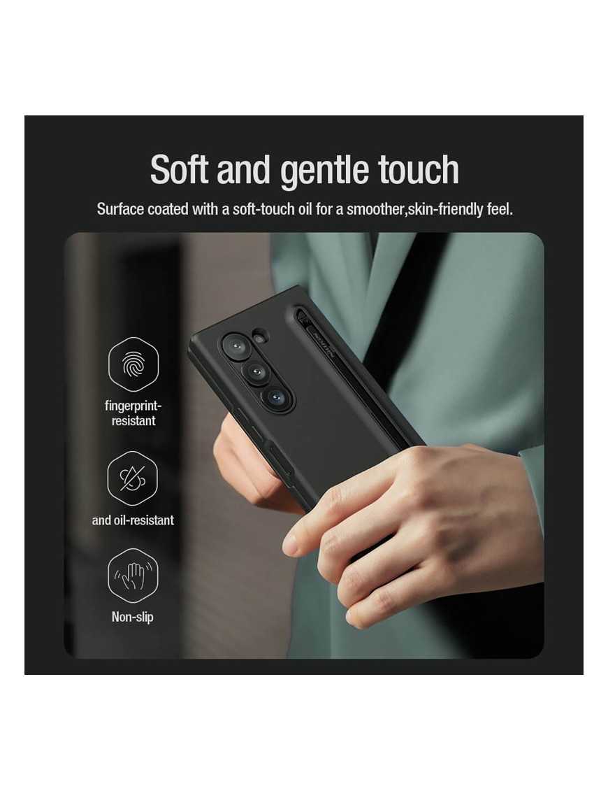 NILLKIN θήκη Flex Pure Fold για Samsung Galaxy Z Fold 6 5G, με στυλό αφής, μαύρη