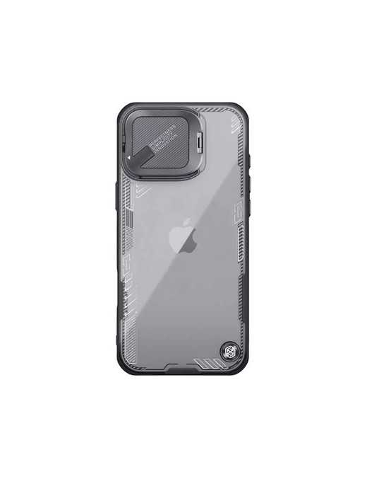 NILLKIN θήκη Iceblade Prop για iPhone 16 Pro, διάφανη-μαύρη