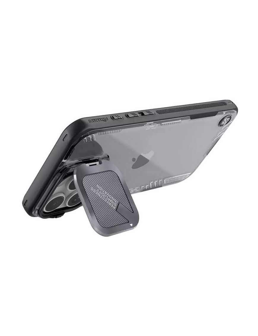 NILLKIN θήκη Iceblade Prop για iPhone 16 Pro Max, διάφανη-μαύρη